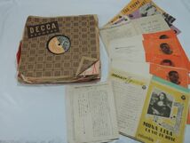 古いレコード VICTOR Columbia DECCA Capitol SPレコード SP盤 アサヒケースに入れて 1215_画像1