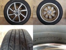 バリ山 日産純正 レイズ製 オーテック メッキ 16インチ 6J +42 PCD100 4穴 195/55R16 SEIBERLIG 2021年製 4本SET キューブ ノート マーチ_画像4