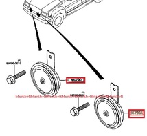 【マツダ純正パーツ】プロシード 89/96　ハイトーン ホーン ロートーン ホーン Proceed 未使用 希少在庫_画像4