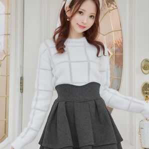 新品未使用 ミシェルマカロン 美脚ウールスカートXS