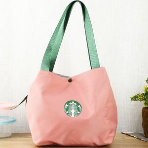  Starbucks abroad limitation start ba not yet sale in Japan tote bag . present bag case pink 