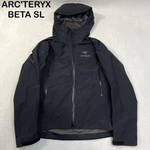 ☆極美品☆ ARC'TERYX BETA SL ナイロンジャケット　メンズ　Mサイズ　ブラック