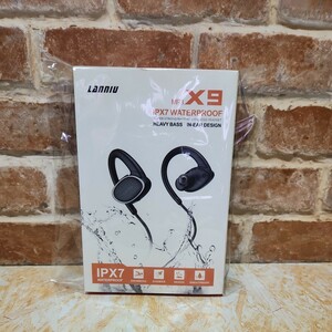  MP3 X9ワイヤレスヘッドセット（16Gメモリー）　IPX7ウォータープルーフ ヘッドホン　イヤホン　ランニング