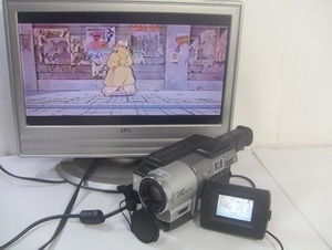 【動作確認済み・8㎜ビデオカメラ・ダビングにご使用ください！】SONY Hi8ビデオカメラ CCD-TRV86/0641
