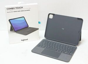 ◆ Logicool COMBO TOUCH iK1176GRAr トラックパッド・キーボード ケース ◆NHC09052　iPad Pro 11インチ用 第1/2/3/4世代