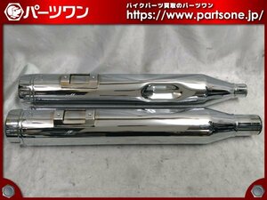 ●中古品●17-23 ハーレー M8ツーリングモデル用 バンス＆ハインズ トルカー 450 スリップオン マフラー クローム●[L]梱包●bs1784