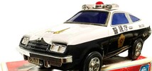 当時物 電動ブリキ パトロールカー 特大 約23.5ｃｍ 稼働品 古い パトカー 警視庁 日本製 ヴィンテージ 《送料無料》_画像10