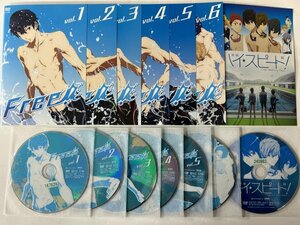S)中古DVD 「Free! 全6巻 + 劇場版 -ハイスピード-」 計7枚セット