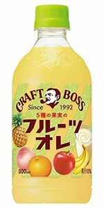 サントリー クラフトボス フルーツオレ 500ml×24本