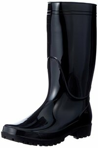 [富士手袋工業] 長靴 軽半 レインブーツ PVC スタンダード 9661 メンズ BLACK 26.5cm