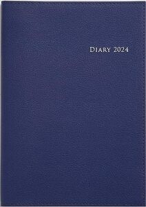 高橋書店 高橋 手帳 2024年 A5 ウィークリー デスクダイアリー カジュアル 3 ブルー No.433 (2023年 12月