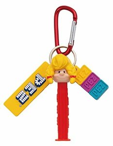 PEZ Key Charm(Girl) お菓子デザイン キーホルダー イワヤ(IWAYA) 7431-1