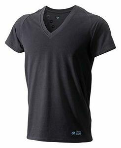 コラントッテ(Colantotte) RESNO) マグケアシャツ VネックTシャツ ブラック S