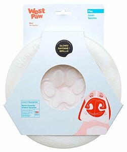 West Paw ゾゴフレックス ジスク 犬 おもちゃ ペット用品 犬 フリスビー 投げるおもちゃ 犬用品 光るフライングディスク