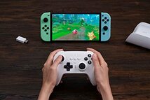 8bitdo ultimate 充電ドックを備えたBluetoothコントローラー、スイッチ用のワイヤレスプロコントローラー、Wi_画像9