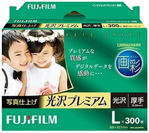 FUJIFILM photopaper .. lustre thick L 300 sheets WPL300PRM