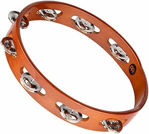 MEINL Percussion マイネル タンバリン Traditional Wood Tambourine Steel Jin