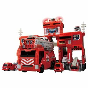 タカラトミー『 トミカ 変形出動 ! ビッグファイヤー & コマンドステーション 』 ミニカー 車 おもちゃ 男子用 3歳以上 玩