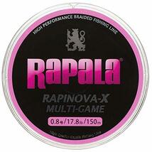 Rapala(ラパラ) PEライン ラピノヴァX マルチゲーム 150m 0.8号 17.8lb 4本編み ピンク RLX150M_画像3