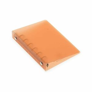  etranger ti Costa Rica binder - Mini 6 hole transparent PP orange TRP-08-03