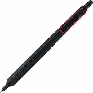 三菱鉛筆 油性ボールペン ジェットストリームエッジ 0.38 ブラックレッド 書きやすい SXN100338BK15