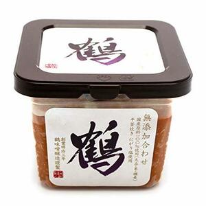 鶴味噌醸造 竝倉 無添加あわせみそ 鶴 500g