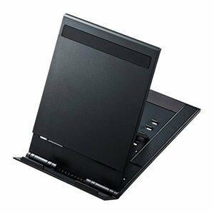  Sanwa Supply mobile tablet stand 5 -step angle adjustment folding possible thin type black PDA-STN11BK