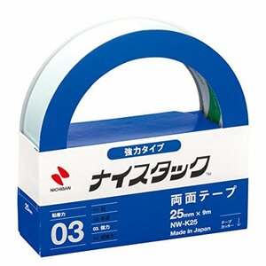 ニチバン 両面テープ ナイスタック (強力) 25mm×9m NW-K25