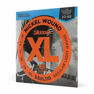 D'Addario ダダリオ エレキギター弦 ニッケル ダブルボールエンド弦 Regular Light .010-.046 ES