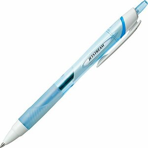 三菱鉛筆 油性ボールペン ジェットストリーム 10本 0.7 水色 書きやすい SXN15007.8