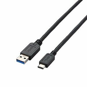 エレコム USBケーブル Type C (USB A to USB C) 1.5m USB3.1準拠 3A出力 最大10Gbps