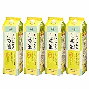 三和油脂 まいにちのこめ油 1500g 4本セット みづほ