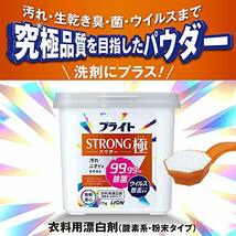 【まとめ買い 大容量】ブライトSTRONG極 パウダー 酸素系・粉末タイプ 衣類用漂白剤 詰め替え500g×2個セット_画像2