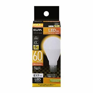エルパ (ELPA) LED電球ミニクリプトン形 E17 電球色相当 屋内用 LDA7L-G-E17-G4106