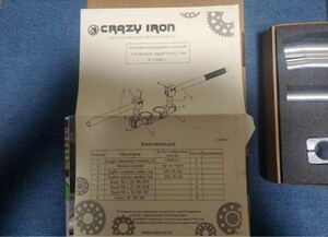 クレイジーアイアン　41π クリップオンハンドル　crazy iron