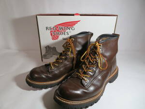 RED WING レッドウィング LINEMAN ラインマン 2933 ブーツ◆8D 26cm チョコレートクローム ビブラムソール 