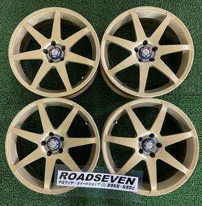 ★ Rays VERSUS CAMPIONATE SS7 レイズ ベルサス 17インチ 17×7JJ+50 PCD100 5H ハブ:約65 4本Set 社外アルミホイール ★中古★送料無料