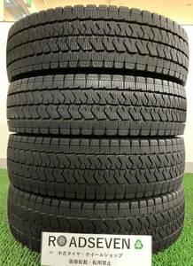 ★195/80R15 107/105N LT 4本Set 2022年製 ブリヂストン BRIDGESTONE BLIZZAK VL10 溝約9.5mm~10mm程度 スタッドレス 中古 ★送料無料