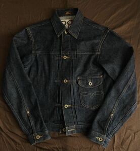 【傑作】美品 RRL COWBOY SELVEDGE DENIM JACKET ダブルアールエル カウボーイ デニムジャケット XS 激レア