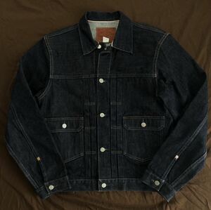 【傑作】極美品 RRL 2nd TYPE DENIM JACKET ダブルアールエル セカンド リジッド インディゴ デニムジャケット米国製 M