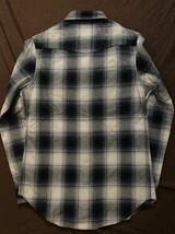 【傑作】極美品 RRL SHADOW PLAID WESTERN SHIRTS ダブルアールエル シャドー オンブレ ジョニーデップ着用 ウエスタンシャツ シャツ S_画像6