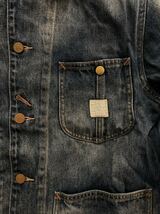 【希少】極美品 RRL FREMONT BARN DENIM JACKET ダブルアールエル カバーオール デニムジャケット ワーク ヴィンテージ M_画像2