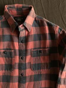 【名作】美品 RRL BUFFALO PLAID WORK SHIRTS ダブルアールエル ベッカム着用 バッファロー チェック シャツ S