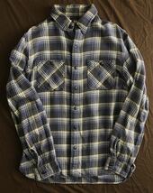 【傑作】極美品 RRL FLANNEL PLAID CHECK SHIRT ダブルアールエル プレイド チェック フランネル シャツ ラルフローレン M_画像2