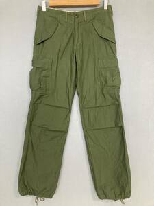 ★美中古 YMCL M65 TYPE2 カーゴパンツ S-R オリーブグリーン TALONZIP ミリタリー 軍パン US ARMY