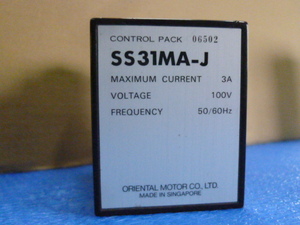 中古現状渡品 ORIENTAL MOTOR CONTROL PACK 06502 SS31MAS-J オリエンタルモーター
