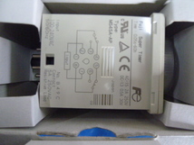 中古現状渡品 Fuji Electric FA Super Timer MS4SA-AP Volt：100-240VAC Time：0.6s to 60h スーパータイマー その2_画像2