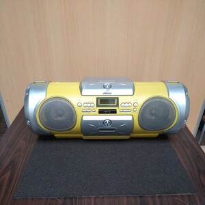 VICTORJVC RV-X55-Y CD×ラジカセ ドラム缶型イエロー