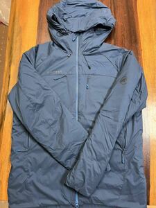 マムート アジアXL MAMMUT Rime IN Flex Hooded Jacket ジャケット ネイビー ポケット内破れ有り