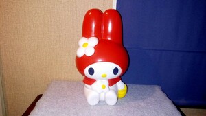 1998年製 サンリオ マイメロディ 貯金箱 陶器 置物 マイメロ MY MELODY 中古品 希少 レア 高さ 約27㎝ ハロー キティ